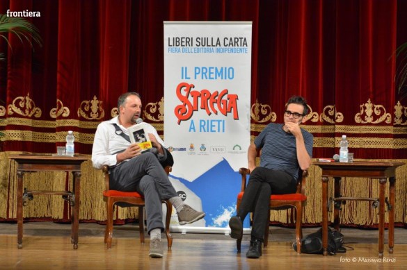Stefano Petrocchi e Nicola Lagioia, cincitore del premio Strega 2015, a Liberi sulla Carta
